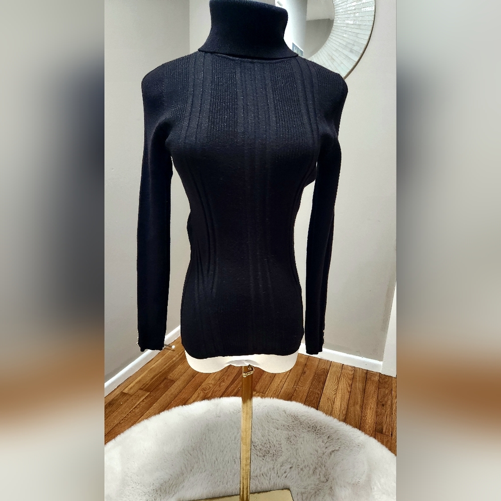 Whitehouse Blackmarket Black Turtleneck Sweater